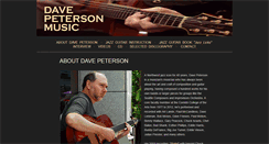 Desktop Screenshot of davepetersonmusic.com
