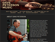 Tablet Screenshot of davepetersonmusic.com
